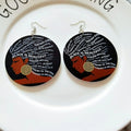 New Afro Women Natural Hair Wood Earrings Drop Earring