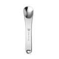 Free logo Mini Cosmetic Face Spatula Small Private Label Zinc Alloy Eye Cream Golden Spoon
