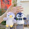 Turtle Backpack Bow Tie Cute penguin Plush Toy Keychains Toys Peluches Plushie Penguins Doll Keychain Charm Stuffed Animal Toys