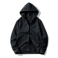 Customized Logo Wholesale Zipper Blank Men's Clothing Hooded Sweatshirt Coat Men's and Women's Universal Zipper Hoodie