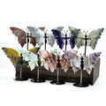 Wholesale Gemstone Butterfly Wing Gifts Healing Stone Crystal Crafts Natural Crystal Butterfly Wing Carving