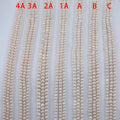 8-9mm 4A 3A 2A a B C Five GRADE White Beads Real Loose Freshwater Potato Pearl Strand
