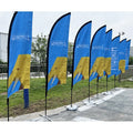 Custom Flags Outdoor Feather Flag Promotional Beach Flag