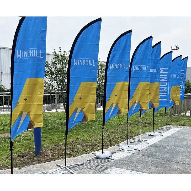 Custom Flags Outdoor Feather Flag Promotional Beach Flag