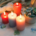 Wholesale Custom Scent Color 28h 5x10cm Burning Paraffin Pillar Candles for Home Decoration Bars & Votive Use