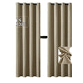 Modern Blackout Curtains Grommet Yarn Dyed Fabric for Home Hospital Hotel Cafe Inclusive Woven Fabric Decoration Included