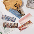 Wholesale Korean Minimalist Retro Hair Accessories Large Size Vintage Acetate Hair Comb Women Anti-static Cellulose Acetate Comb