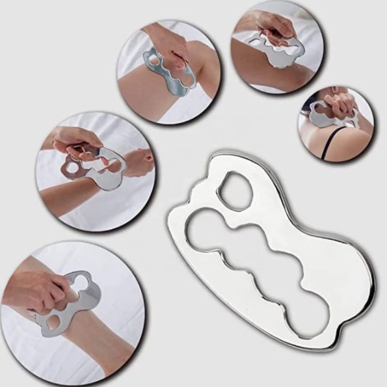 304 Stainless Steel Gym Fitness Muscle Fascia Knife Tool IASTM Soft Tissue Chiropractor for Body Physical Therapy Massage