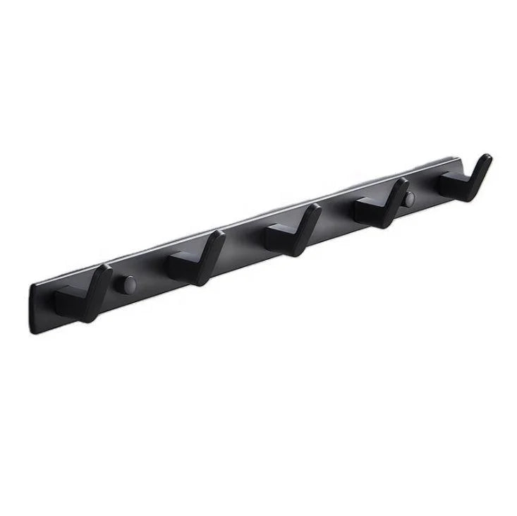 Hot Selling Metal Wall Mounted Coat Hat Towel Hanger Black Hanging Wall Hook