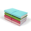 Four Colors logo Printed 2022 rainbow Edge Pu Leather Planners and Notebooks Custom