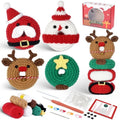 Wholesale Handmade Christmas Knitting Kits for Beginners Adults Polyester Material