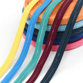 Meetee EB014 10mm Soft Polyester Elastic Band Fashion Garment Trousers Belt Webbings Ribbons for Bags and Shoes