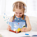 Shenzhen Factory Custom Paper Sound Board Book French Nursery Rhymes Musical Scrapbook for Kids