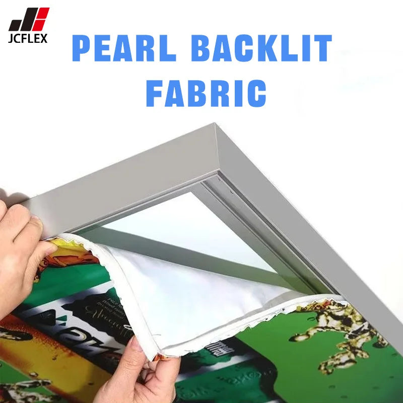 High Light Transmission Eco-Friendly UV Resistant UV Printable Poster Material 100% Polyester Fine Grain 3P Textile Banner PVC