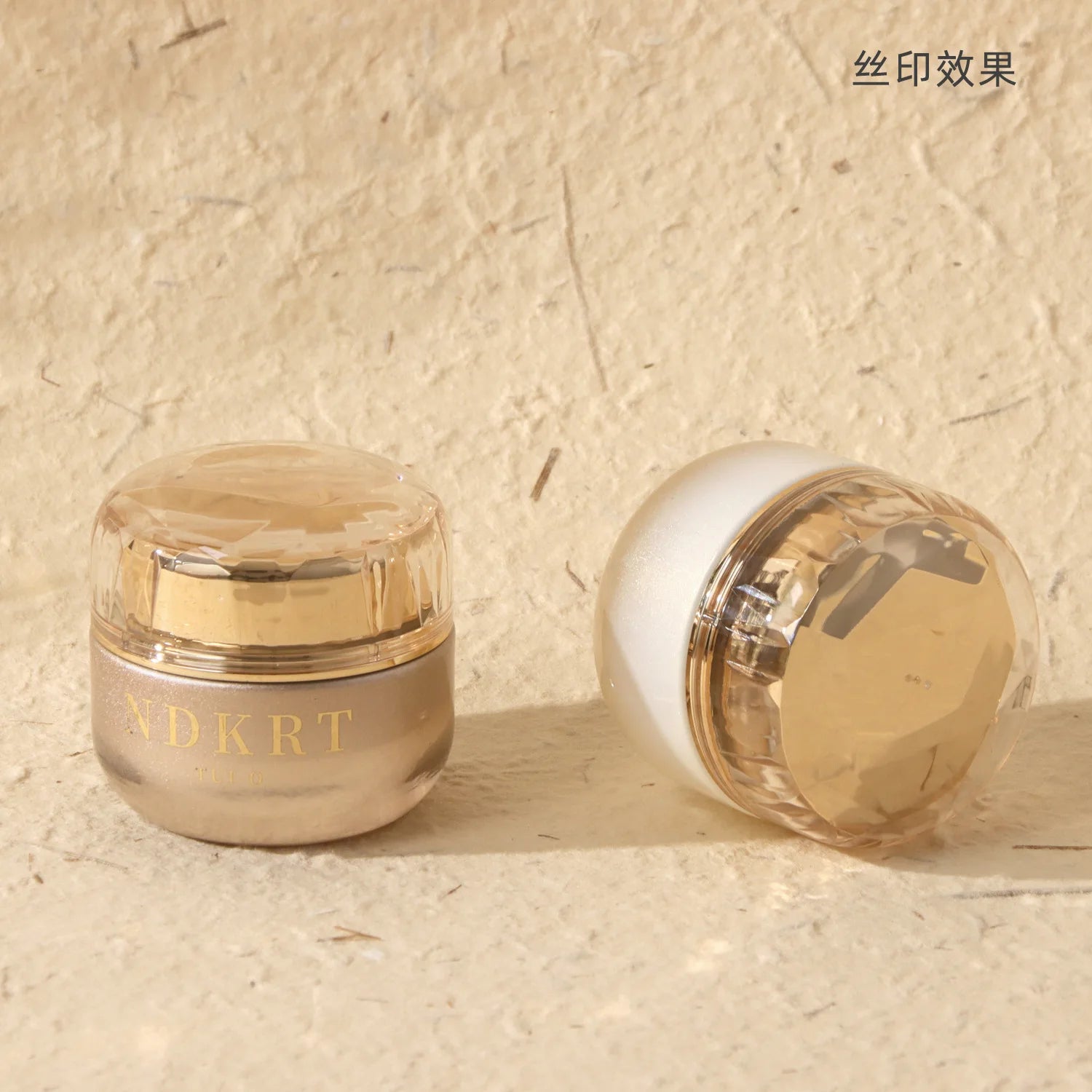 Newly Design Small Eye Cream Jar Empty 20g Glass Cosmetic Jar Skin Care Facial Container for Sale
