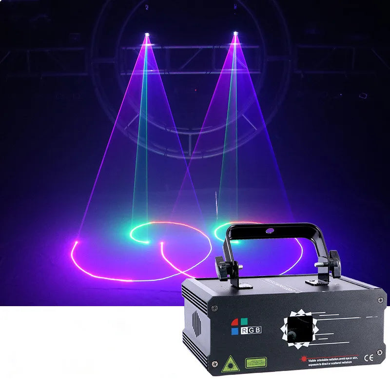 Programmable Pattern Animation Text KTV  Laser Light Night Club 500 MW Full Color Animation Stage Laser Disco Light