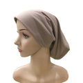 Jingmi Muslim Cap With Liner Hat Turban Covered Arabian Cap Lady's High Crown Hats Women Bucket Hat