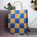 Wholesale Custom Print Your Own logo Recycled Gift Shopping Packaging Kraft Paper Bag With Handle