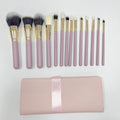 DAHUI Private Label 13 Years Purple Makeup Brush Manufacturer Makeup Cute Face Eye Brush Set Makeup With Bag