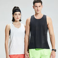 Men's Marathon Running Tank Top Spandex/Polyester Knitted Custom Printed Sublimation Transfer Print Breathable Anti-Pilling