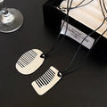 New Design Comb Fashion Pendant Necklaces As Present for Women Mini Comb Necklace Small Hair Comb