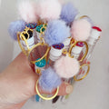 Wholesale Disposable Mascara Wand Brush in Nylon Tube Eyelash Extension Keychain with Brushes