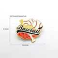 Factory Sport Baseball Softball Trading Pin Badge Personalized Event Metal Badge Enamel Lapel Pins