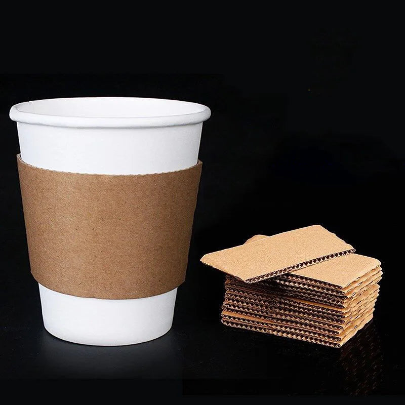 Manufacturers Wholesale Custom Printing Single Wall Craft Paper Kpop Disposable Biodegradable Eco-friendly Coffee Cups Sleeves