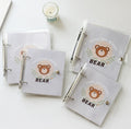 Portable Clear PVC Album with Glitter 2-Ring Loose Leaf Binder 3\" 4\" 5\" 6\" Photo Holder