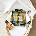 Child Baby Winter Intensification Cell Baseball Uniform Coat Autumn Baby Boy Preppy Jacket