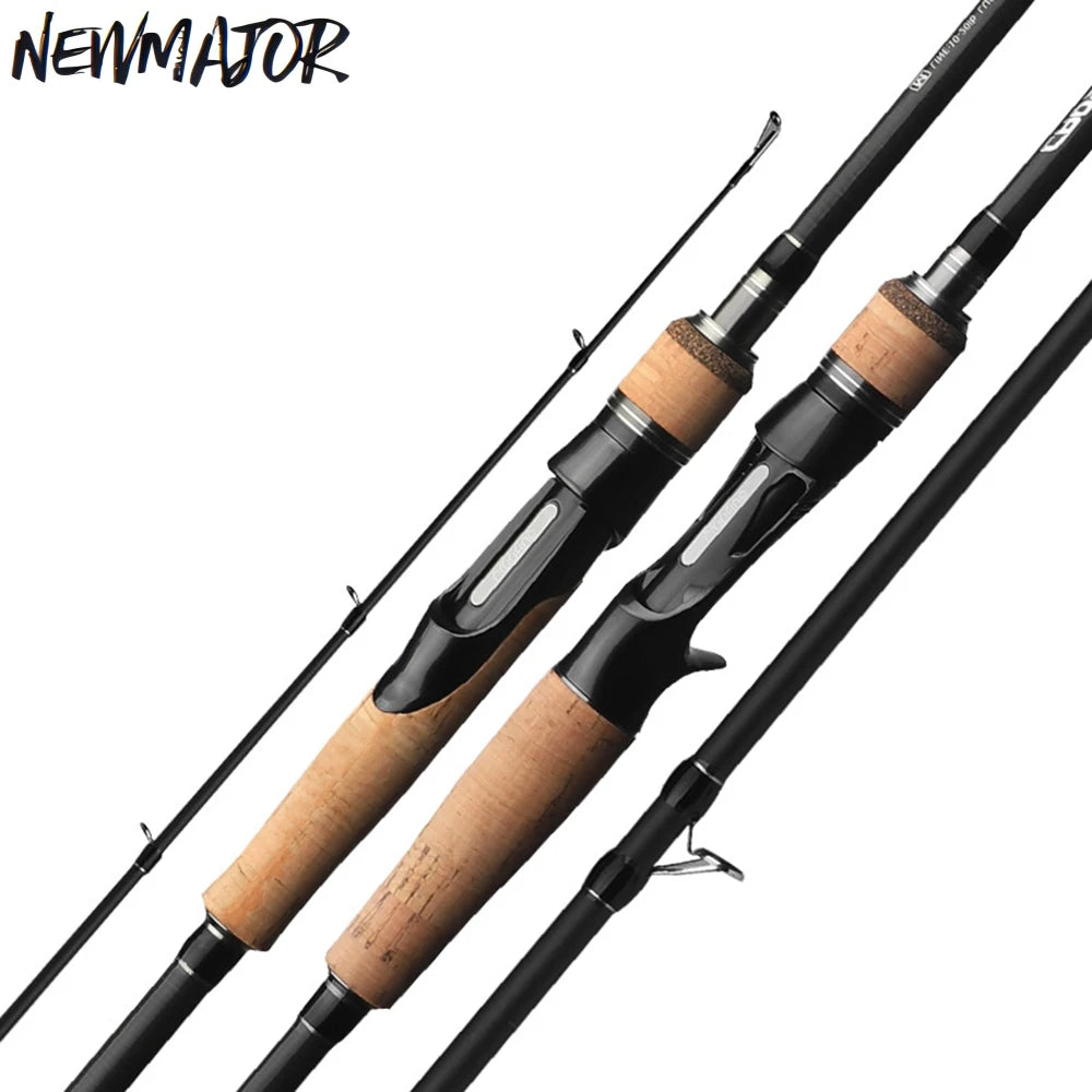 NEWMAJOR Hot Selling Carbon Fishing Rod 1.68m-2.7m Lure Weight 3-40g M/ML Action Spinning/Casting for Sea Fishing
