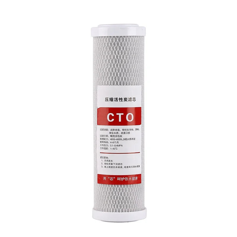 CTO Filter element Water Filter Accessories Household Activated Carbon Suitable for Water Purifier Filtration