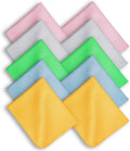 Custom Logo Printed Microfiber Lens Cleaning Cloth 15x18cm MHC Brand Eyeglasses & Screen Cleaner Zigzag Edge OEM Welcome