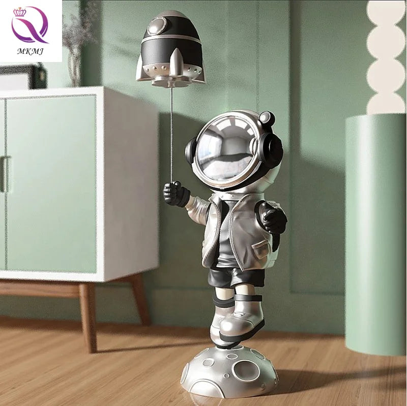 Light Luxury Resin Crafts Creative Modern Simple Astronaut Ornaments Home Living Room Tv Cabinet Decorations