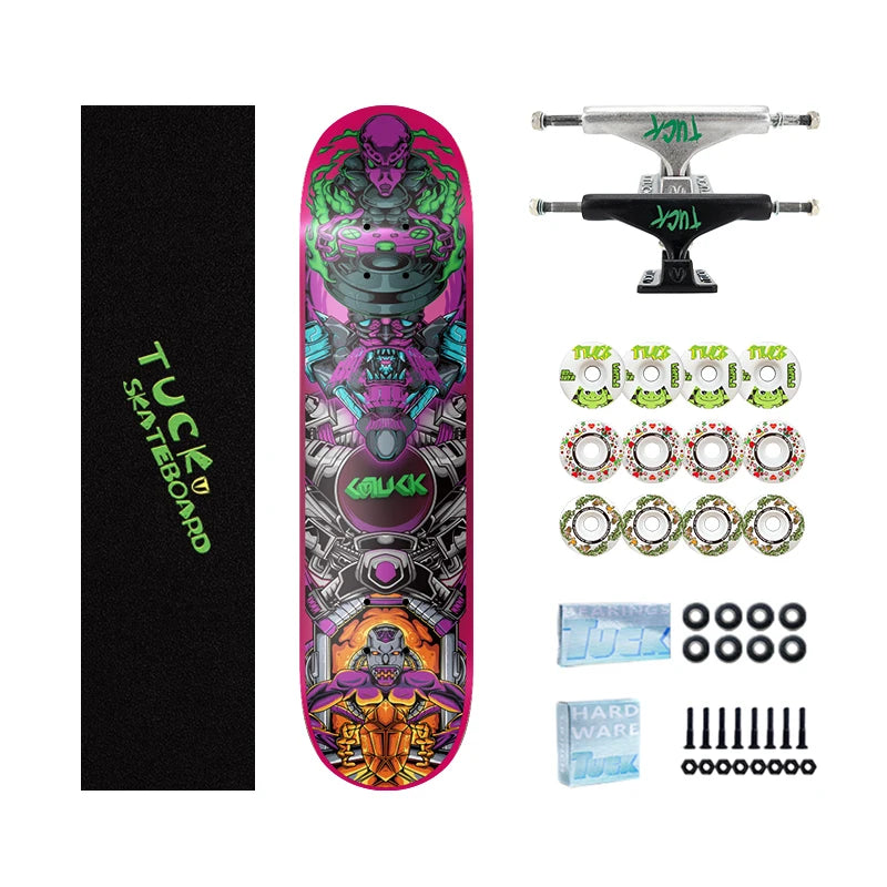31inch Kick Board Skate Wooden Completes with Skateboard Grip Tape