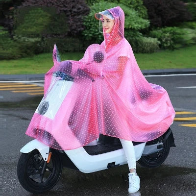 Bicycle Raincoat Electric Moped Motorcycle Motobike Cycling Rain Jacket Bike Poncho Waterproof Reflective Lightweight Gear