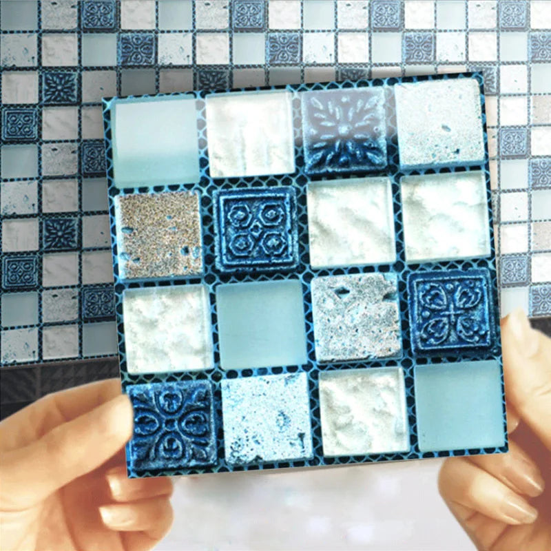 3D PVC Mosaic Sticker Wholesale Home Decor Bathroom Kitchen Self Adhesive Wall Sticker Wholesale