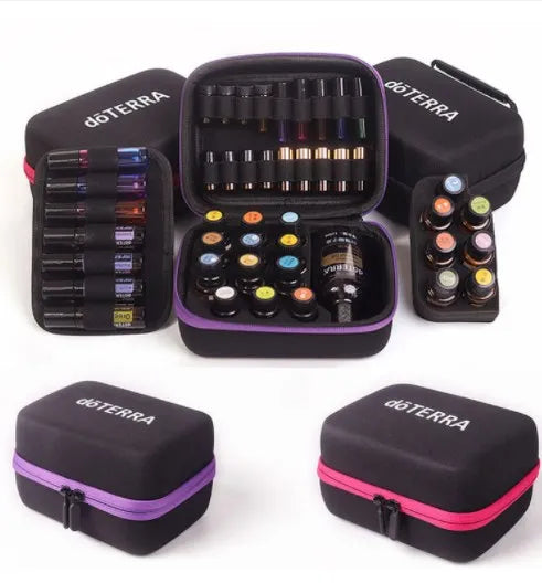 Dorteri Essential Oil Package Is Convenient to Carry 19 Packed 15ml Essential Oil Box 10ml5ml Roller Bottle Storage Bag