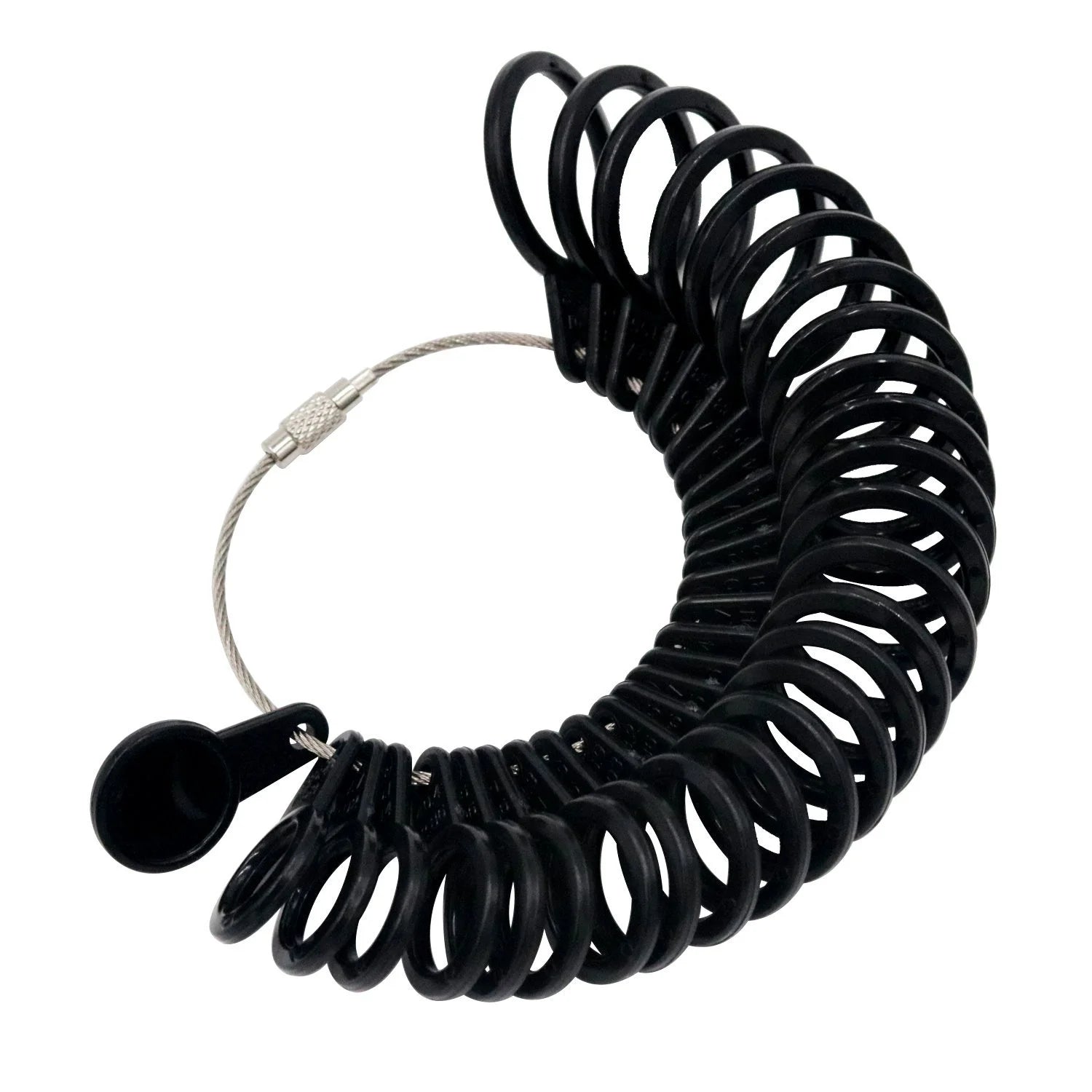 Plastic Jewelry Size Tool Ring Sizing Gauge 1-13 Half Sizes UK A-Z Finger Sizer Measuring Tool for Rings Jewelry Tools Equipment