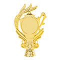 Latest Sport Theme Gold Ring Plastic Souvenirs Trophy Components and Trophy Parts for Tournament HP27