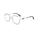 Hot New Metal Frame Optical Glasses Fashion Flat Retro Polygon Eyeglasses Girls Glass Frames