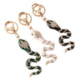 Crystal Rhinestone Beautiful Year of the Snake Keychain 2025 Bling Diamond Animal Metal Key Chains Snake Jewelry Fashion for Bag