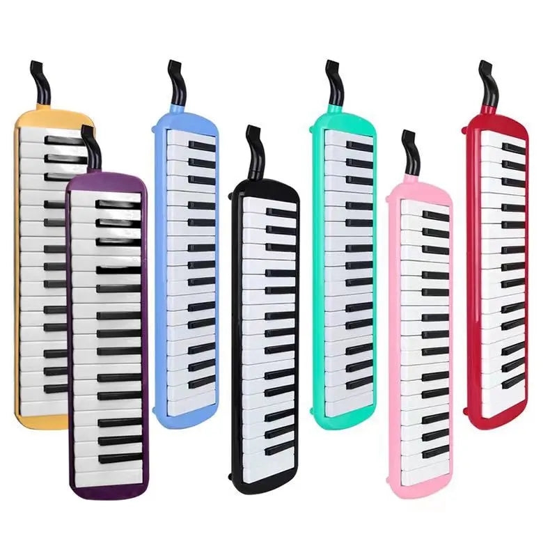 Wholesale Professional 32-Key Melodica ME-32B Model Blue/Pink Phosphor Bronze Reed Stainless Steel Reedplate School Teaching