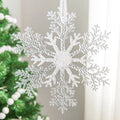 Christmas Christmas Tree Decoration Pendant Exquisite Simple Ornaments Christmas Snowflake Sheet Acrylic Snowflake Pendant