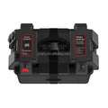 Outdoor Camping Adventure Caravan RV 12V Waterproof Battery Box with Voltmeter Plastic Battery Boxes & Racks