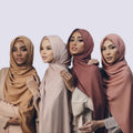 Good Quality Wraps Soft Shawls Chiffon Scarves Hijabs Fashion Muslim Scarf Hijab Large Size Plain Women
