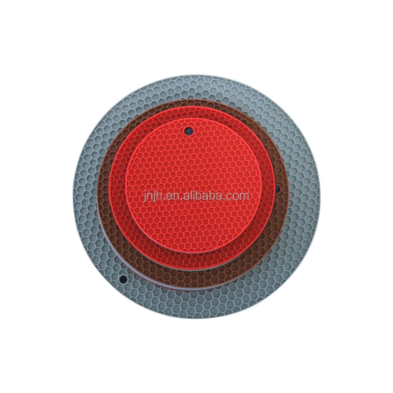 Colorful Heat Resistant Kitchen Accessories Custom Food Grade Silicone Rubber Mat Pot Holder Mat