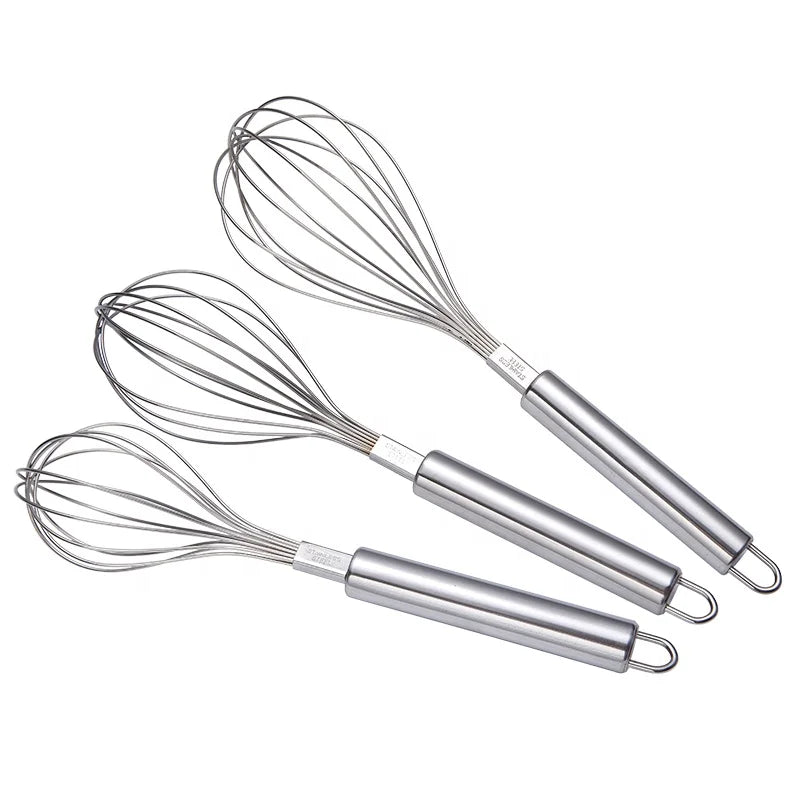 Economical Multifunctional Stainless Steel Kitchen Egg Beater Manual Egg Whisk
