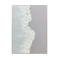 Factory Abstract White Relief Hallway 100% Hand-painted Art Decorated Oil Painting Large Mural Wall Painting