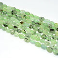 Wholesale 6*8/8*10mm Natural Prehnite Loose Gemstone Beads Green Color for DIY Jewelry